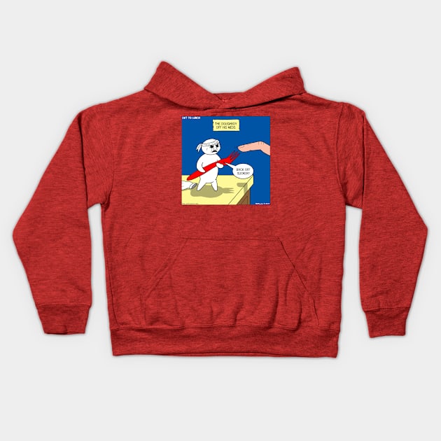 The Dough Boy off his Meds Kids Hoodie by OutToLunch